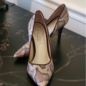 SNAKE SKIN TALBOT HEELS